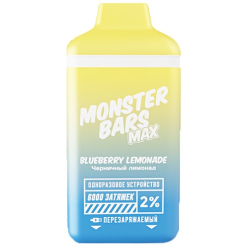 Monster Bars 6000 2% SE Blueberry Lemonade