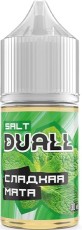 Жидкость для ЭСДН DUALL SALT 30мл 20мг Сладкая мята