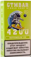 ЭСДН GTM BAR HALO 4200 2% Watermelon Ice