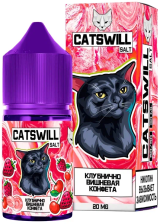 Клубнично Вишневая Конфета 20мг Catswill 30мл Жидкость
