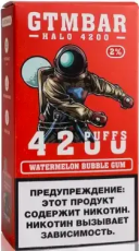 ЭСДН GTM BAR HALO 4200 2% Watermelon Bubble Gum