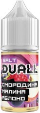 Жидкость для ЭСДН DUALL SALT 30мл 20мг Смородина, малина, яблоко