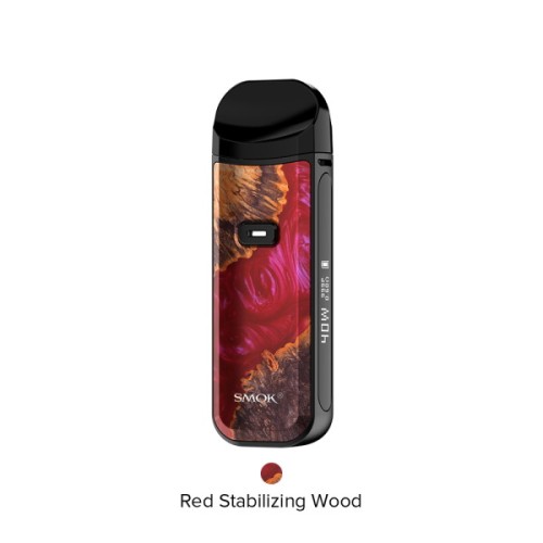 SMOK Nord 2 Pod Kit 1500mAh 4.5ml Red Stabilizing Wood