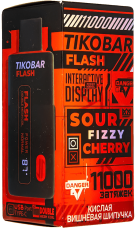 ЭСДН TIKOBAR 11000 2% Sour Fizzy Cherry (Кислая Вишнёвая Шипучка)