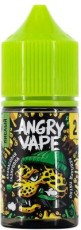 Жидкость для ЭСДН Angry Vape SALT 30мл 20мг Леопард Пятно (ананасовая газировка) STRONG