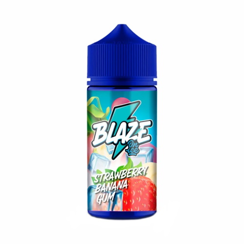 Strawberry Banana Gum 3мг Blaze On Ice 100мл Жидкость