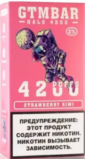 ЭСДН GTM BAR HALO 4200 2% Strawberry Kiwi