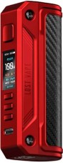 Lost Vape Thelema Solo 100W Box Mod Matt Red/Carbon Fiber