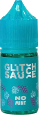 Жидкость для ЭСДН GLITCH No Mint SALT 30мл 20мг Grape King extra