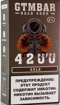 ЭСДН GTM BAR HALO 4200 2% Cola