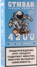 ЭСДН GTM BAR HALO 4200 2% Blue Razz Lemonade