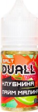 Жидкость для ЭСДН DUALL SALT 30мл 20мг Клубника, лайм, малина