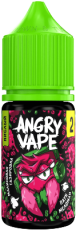 Жидкость для ЭСДН Angry Vape SALT 30мл 20мг Паук Меломан (Малиновая газировка) STRONG