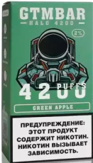ЭСДН GTM BAR HALO 4200 2% Green Apple