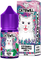 Клубника Виноград Мята 20мг Catswill 30мл Жидкость