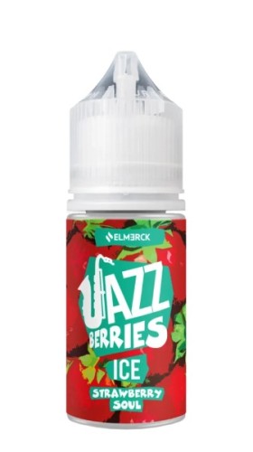 Жидкость для ЭСДН Jazz Berries SALT 30мл 20мг ICE Strawberry Soul