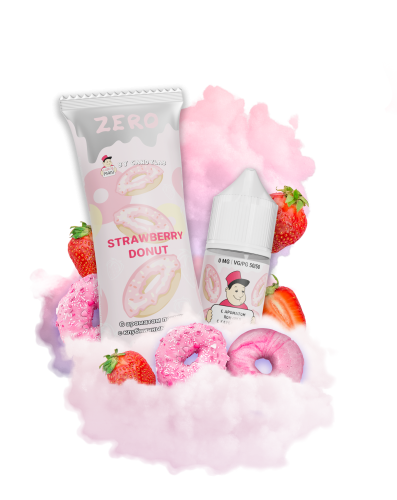 Жидкость для ЭСДН CandyMan Zero 27мл 0мг Strawberry Donut