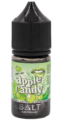 Жидкость для ЭСДН Electro Jam SALT 30мл 20мг Apple Candy